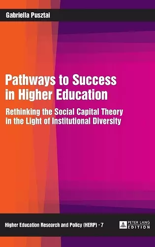 Pathways to Success in Higher Education cover