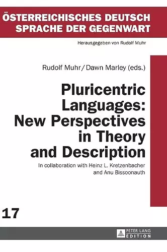 Pluricentric Languages: New Perspectives in Theory and Description cover