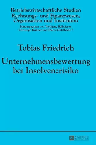 Unternehmensbewertung Bei Insolvenzrisiko cover