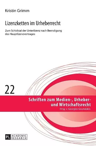 Lizenzketten im Urheberrecht cover