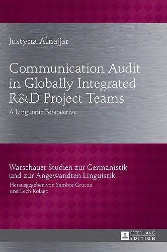 Communication Audit in Globally Integrated R«U38»D Project Teams cover