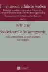 Sonderkontrolle der Vertragsstrafe cover