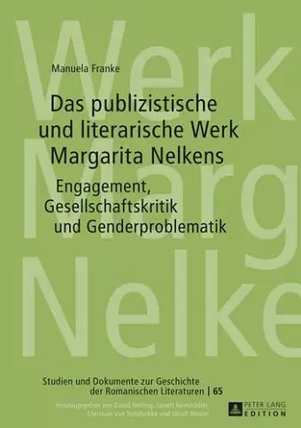 Das Publizistische Und Literarische Werk Margarita Nelkens cover