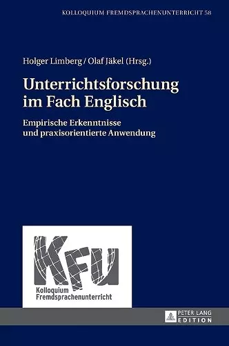 Unterrichtsforschung im Fach Englisch cover