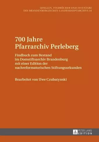 700 Jahre Pfarrarchiv Perleberg cover