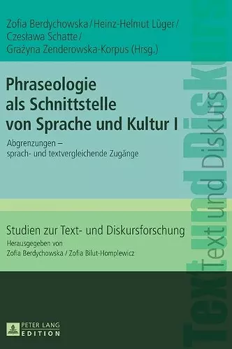 Phraseologie als Schnittstelle von Sprache und Kultur I cover