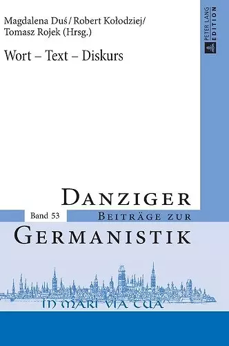 Wort - Text - Diskurs cover
