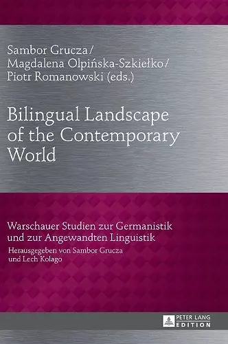 Bilingual Landscape of the Contemporary World cover