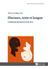 Discours, Texte Et Langue cover