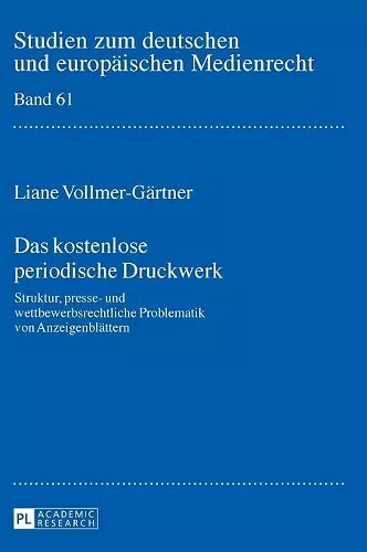 Das kostenlose periodische Druckwerk cover