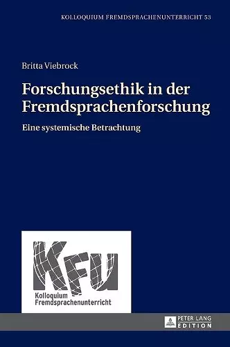 Forschungsethik in der Fremdsprachenforschung cover