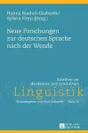 Neue Forschungen zur deutschen Sprache nach der Wende cover