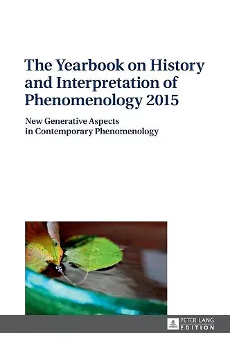 The Yearbook on History and Interpretation of Phenomenology 2015 cover