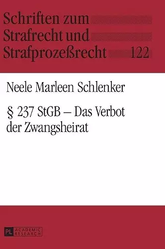 § 237 Stgb - Das Verbot Der Zwangsheirat cover