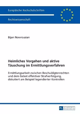 Heimliches Vorgehen und aktive Taeuschung im Ermittlungsverfahren cover