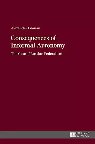 Consequences of Informal Autonomy cover