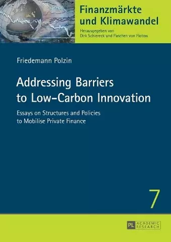 Addressing Barriers to Low-Carbon Innovation cover