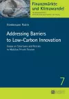 Addressing Barriers to Low-Carbon Innovation cover