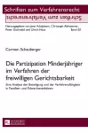 Die Partizipation Minderjaehriger im Verfahren der freiwilligen Gerichtsbarkeit cover