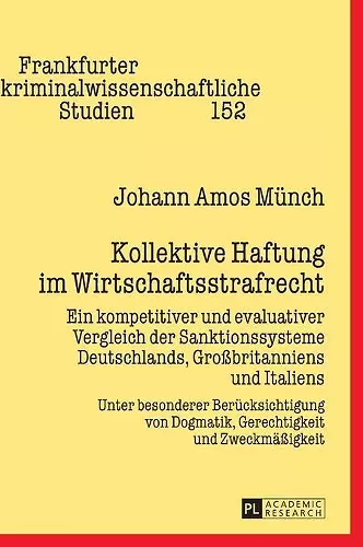 Kollektive Haftung im Wirtschaftsstrafrecht cover