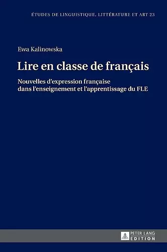 Lire en classe de français cover