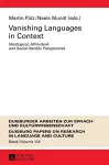 Vanishing Languages in Context cover