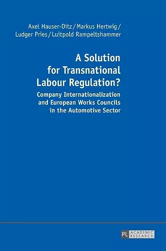 A Solution for Transnational Labour Regulation? cover