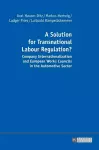 A Solution for Transnational Labour Regulation? cover