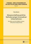 Koerperschaftsteuerliche Verluste Junger Innovativer Unternehmen cover