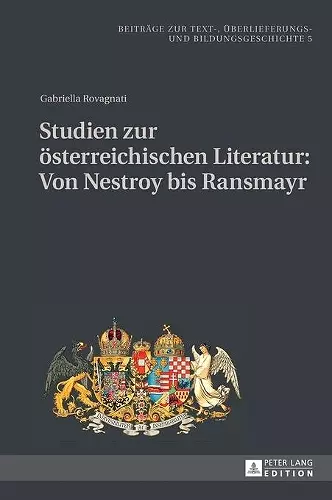 Studien zur oesterreichischen Literatur cover