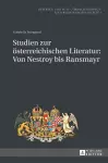 Studien zur oesterreichischen Literatur cover