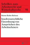 Insolvenzrechtliche Einordnung von Anspruechen des Arbeitnehmers cover