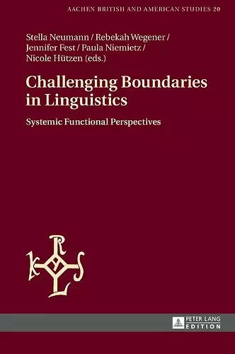 Challenging Boundaries in Linguistics cover