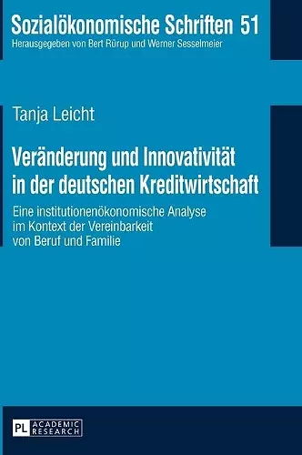 Veraenderung und Innovativitaet in der deutschen Kreditwirtschaft cover