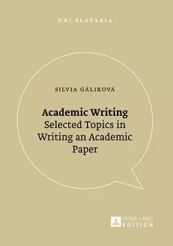 Academic Writing cover