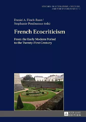 French Ecocriticism cover