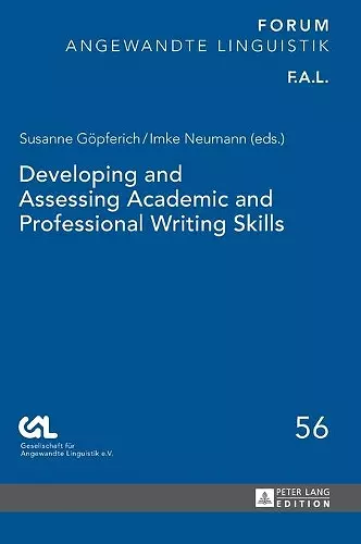 Developing and Assessing Academic and Professional Writing Skills cover