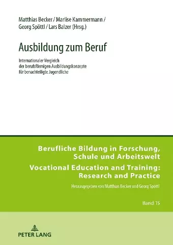 Ausbildung zum Beruf cover