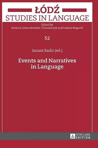 Events and Narratives in Language cover