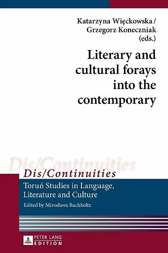 Literary and cultural forays into the contemporary cover