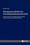 Sinnkonstruktion im Fremdsprachenunterricht cover