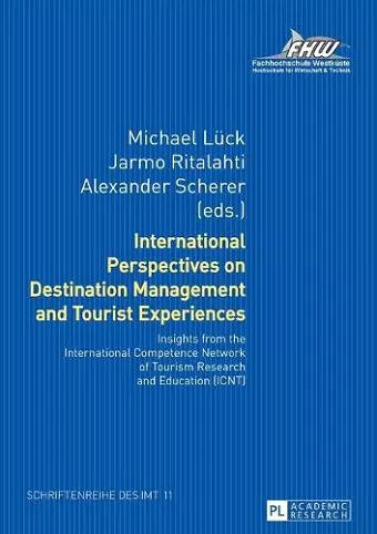 International Perspectives on Destination Management and Tourist Experiences cover