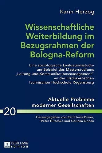 Wissenschaftliche Weiterbildung im Bezugsrahmen der Bologna-Reform cover