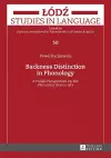 Backness Distinction in Phonology cover