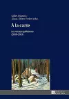 À La Carte cover