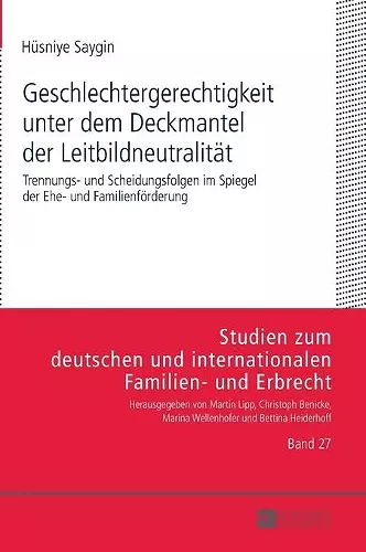 Geschlechtergerechtigkeit unter dem Deckmantel der Leitbildneutralitaet cover