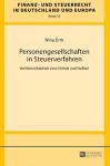 Personengesellschaften in Steuerverfahren cover