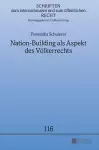 Nation-Building als Aspekt des Voelkerrechts cover