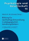 Bildung fuer nachhaltige Entwicklung in paedagogischen Handlungsfeldern cover