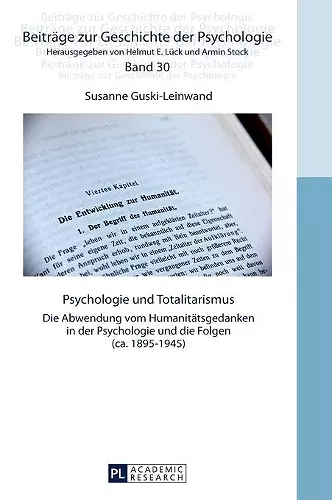 Psychologie und Totalitarismus cover